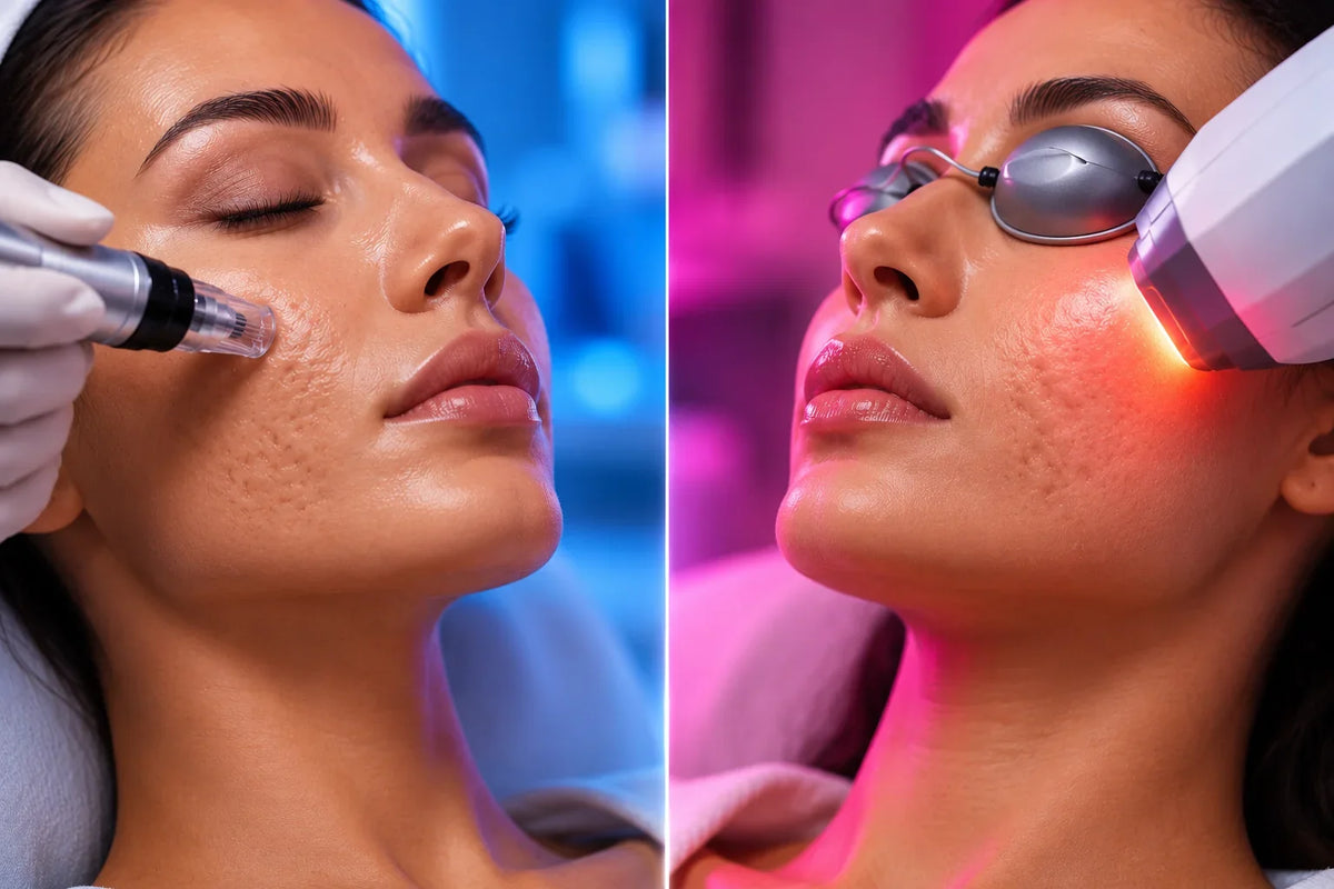 Microneedling VS laser treatments