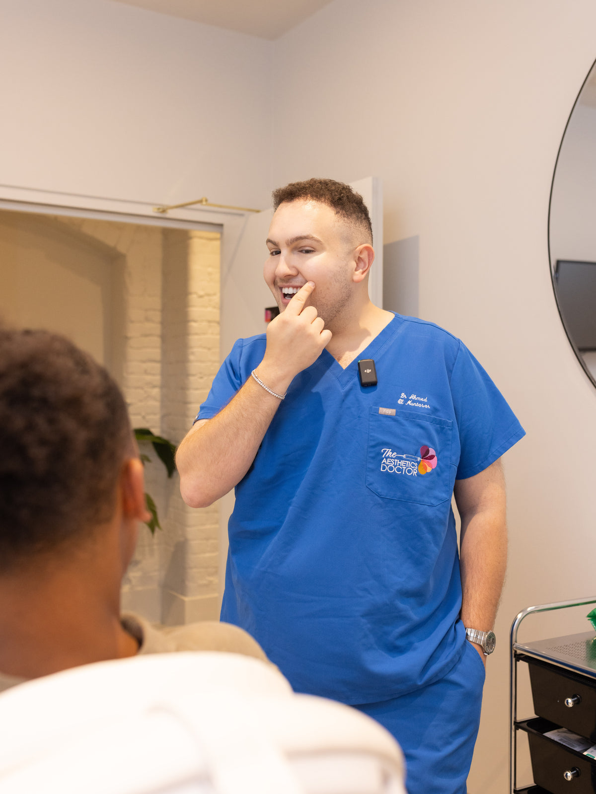 Dr ahemd talking about sculptra treatment 