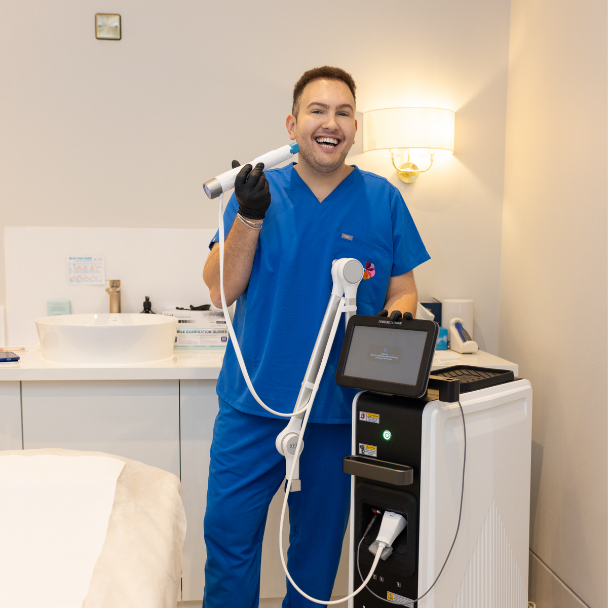 XERF Skin Tightening machine with Dr Ahmed