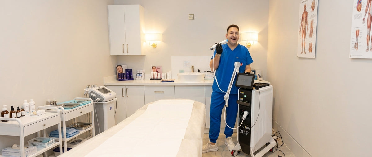 XERF Skin Tightening inside a office 